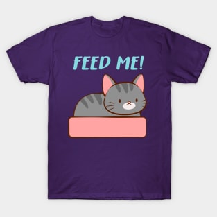 Feed Me Kawaii Kitty Cat T-Shirt